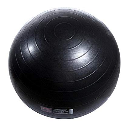 Power Systems VersaBall Pro Stability Ball, 65cm, Jet Black (80115)