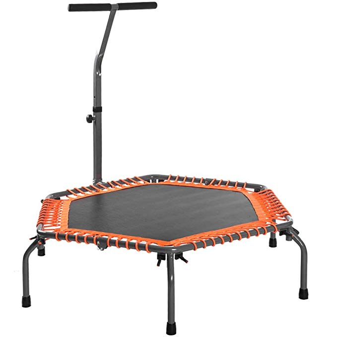 Merax Exercise Fitness Trampoline Home Workout Cardio Training Indoor Rebounder for Adults