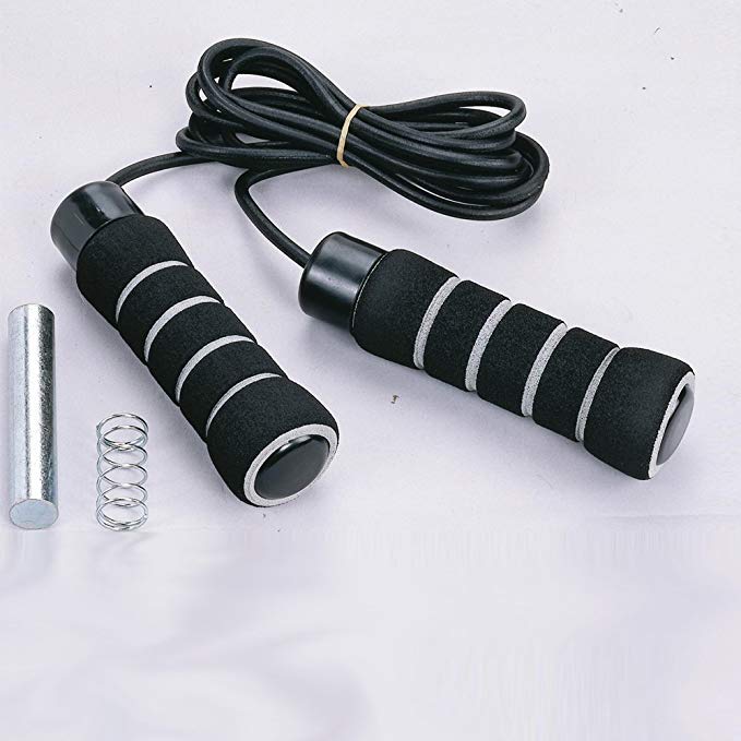 Exercise & Fitness Strength Training Weighted Leather Jump Rope