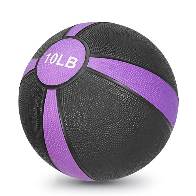 JBM Medicine Ball Slam Ball 2lbs 4lbs 6lbs 8lbs 10lbs 12lbs 15lbs Workouts/Exercise Strength Training Cardio Exercise Plyometric & Core Training Squats, Lunges, Slam Exercise