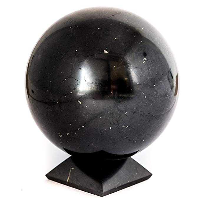 Shungite Ball Shungit Sphere Schungit Polished 70mm