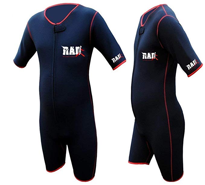 RAD Ultimate Strength Heavy Duty Sauna Sweat Suit Gym Boxing MMA Weight Loss Slimming Shorts
