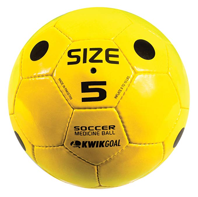 Kwik Goal Soccer Medicine Ball, Yellow
