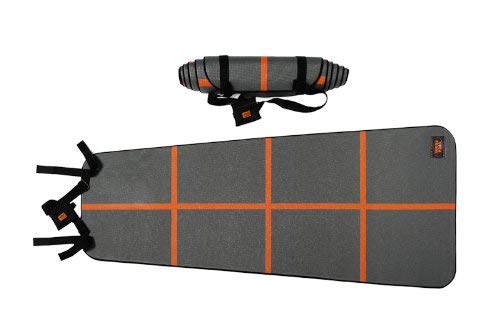YogaForce A-Line Exercise Mat (Gray/Orange)