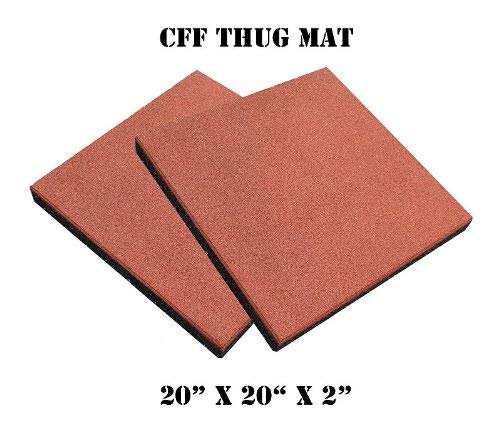 CFF Thug Mat - 2-inch Thick, High Impact Rubber Gym Mat - Pair