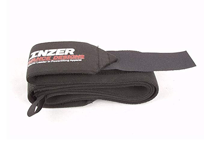 BRAND NEW INZER PRODUCT - BLACK BEAUTY Wrist Wraps - Powerlifting Weightlifting Wraps (Pair)