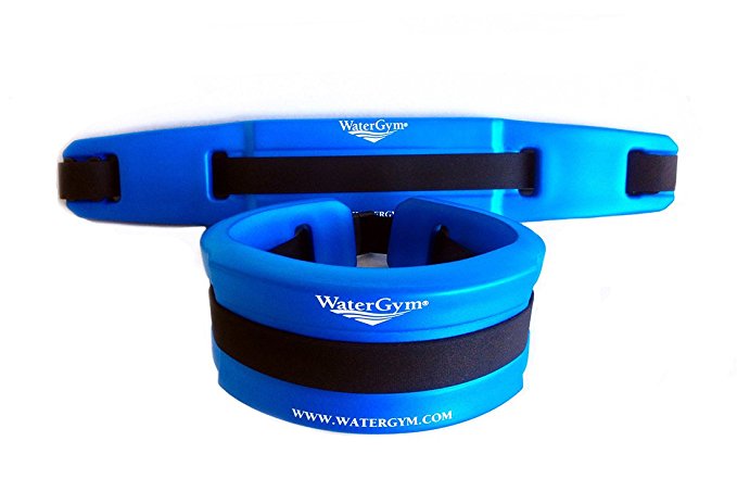 WaterGym Water Aerobics Float Belt for Aqua Jogging and Deep Water Exercise - Size SMALL-Blue