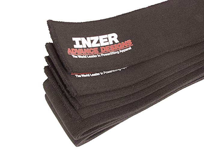 BRAND NEW INZER PRODUCT - BLACK BEAUTY Knee Wraps - Powerlifting Weightlifting Wraps (Pair)