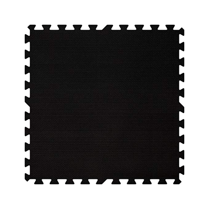 Alessco EVA Foam Rubber Interlocking Premium Soft Floors 10' x 14' Set Black