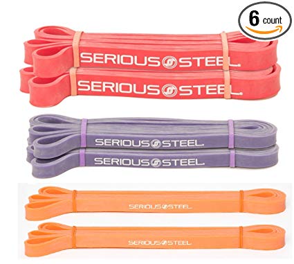 Pair Serious Steel Assisted Pull-Up Bands, Resistance & Stretch Band and Most Durable Pull-Up Assist Bands Available! (41