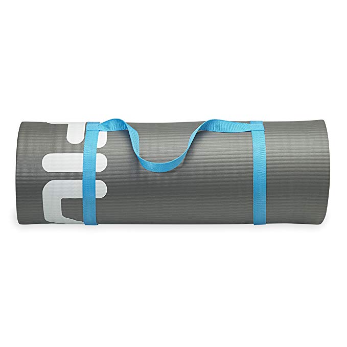 FILA Accessories Fitness & Exercise Mat Extra Thick Yoga, Pilates & Floor Exercises (10mm or 15mm Thick)