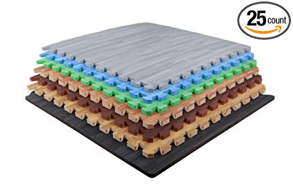 Incstores - Premium Soft Wood Interlocking Foam Tiles