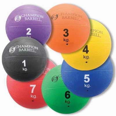 Champion Barbell Complete Rubber Medicine Ball Pak
