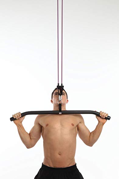 Anazao Fitness Gear 1-Strap Lat Bar (For use with resistance bands)