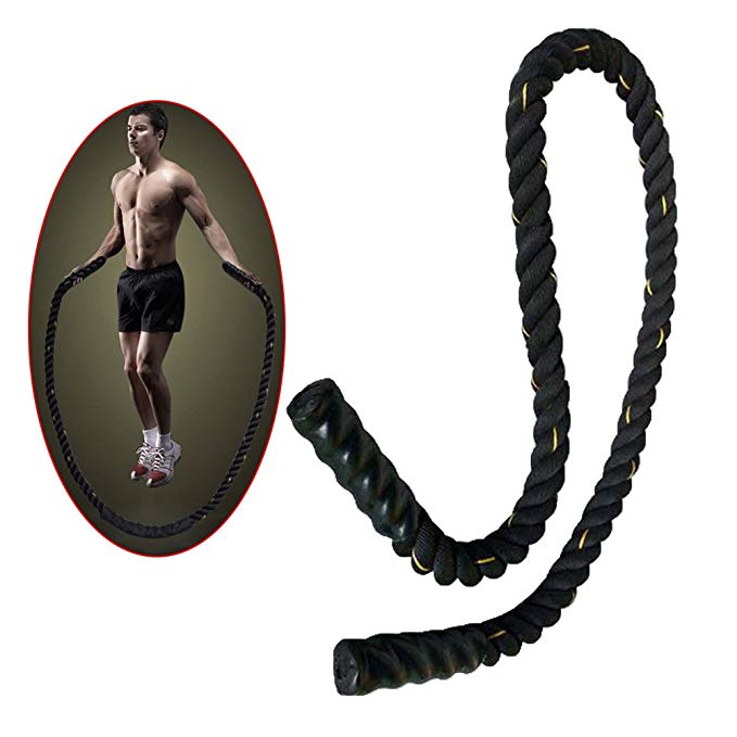 Ueasy Heavy Jump Rope Skipping Ropes Power Training to Improve Strength, Endurance And Agility