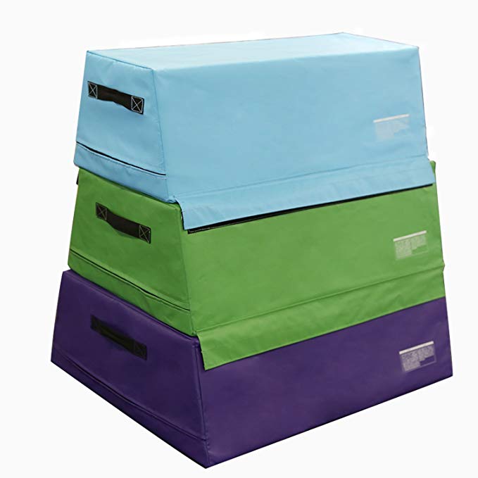 5A-Parts Foam PVC Soft Plyo Box Plyometric Jump Box Body Exercise Health & Fitness Jumping Safe Box