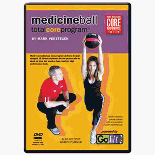 Core Fitness Total Core Program Medicine Ball DVD With Workout Manual