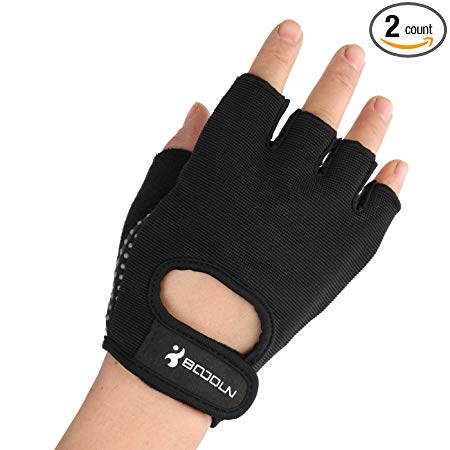 Anser 7140003 Fitness Half Finger Weight Lifting Gloves