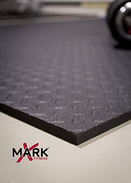 XMark Fitness XMat Ultra Thick Weight Lifting Home Gym Floor mat Sets