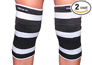 White Crusher 3 Ply Knee or Elbow Sleeves - Powerlifting