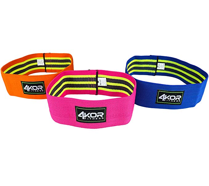 Hip Band by 4KOR Fitness- Resistance Loop Circle Perfect for Dynamic Warm-Ups and Activating Hips and Glutes