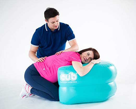 Comfortable Upright Birth Support (C.U.B.) - Comfortable, Versatile and Inflatable Birthing Support Designed to Help Mothers and Their Baby During Labor and Birth, Alternative to Birthing Ball