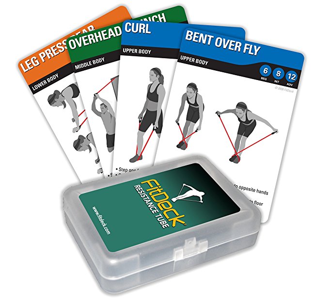 Fitdeck Illustrated Exercise Playing Cards for Guided Workouts