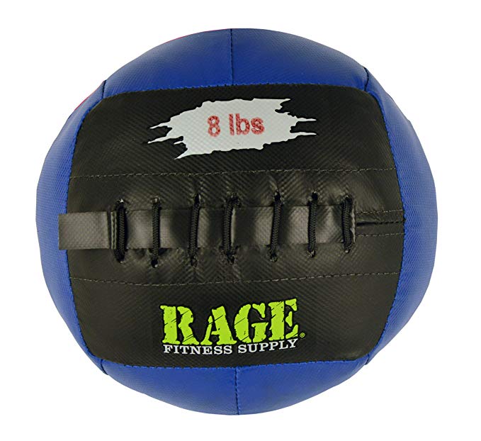 RAGE Fitness 10” Soft Medicine Balls, Wall Ball, Crossfit Training, Handcrafted with Reinforced Seams, MADE IN USA