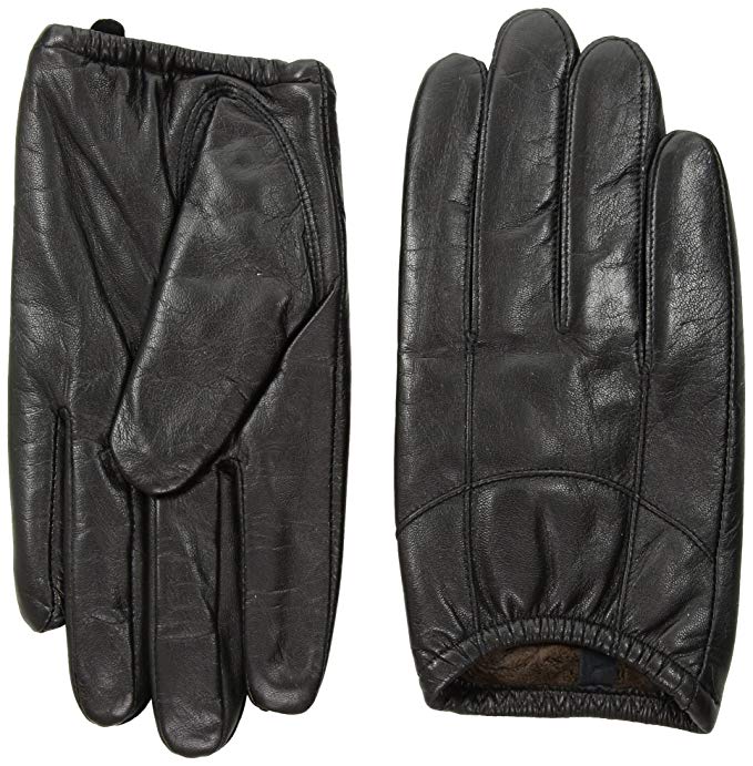 Magelier Men's Genuine Leather Nappa Motorcycle Driving Dress Gloves(Touch/Non Touch Screen)